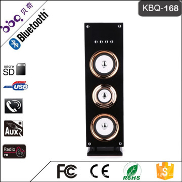 BBQ KBQ-168 25 W 3000 mAh De Madeira Bluetooth Speaker Woofer Speaker 2016 Novo